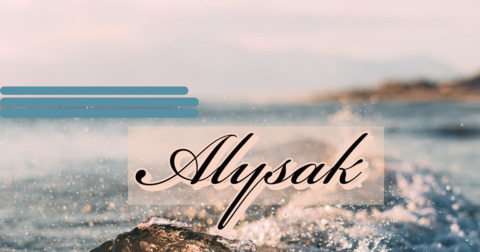 Header of alysak