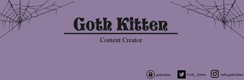 Header of goth.kitten